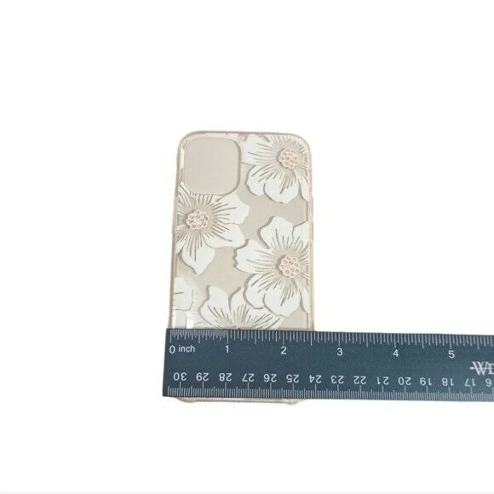 Kate Spade Women's Floral‎ Print Pink & White Phone Case i Phone 5.4
